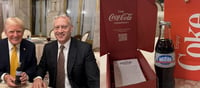 Donald Trump gets historical presidential food regimen coke from Coca-Cola CEO